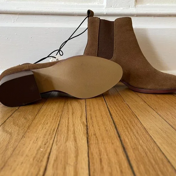 GAP Brown Suede Boots Size 6 - Picture 3 of 4